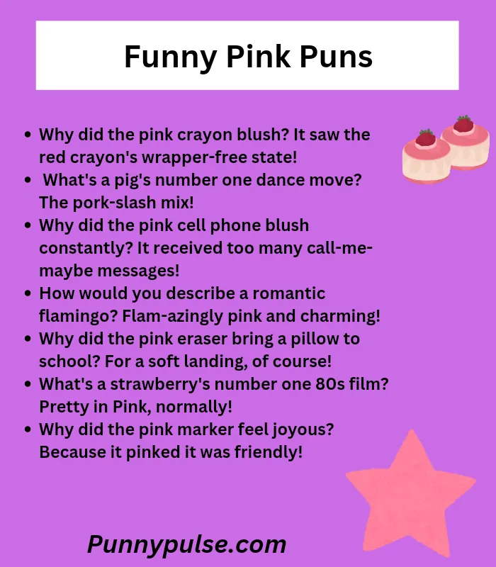 178+ Playful Pink Puns to Brighten Your Day!