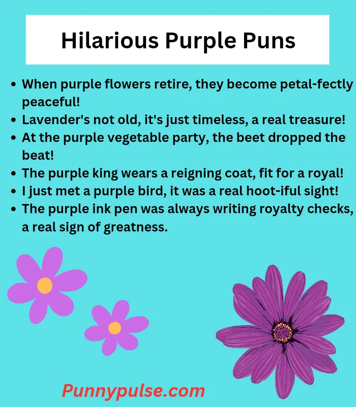 200+ Purple Puns to Brighten Your Day with Laughter!