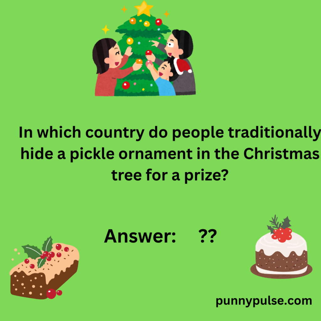 " Christmas Traditions Trivia Questions and Answers"