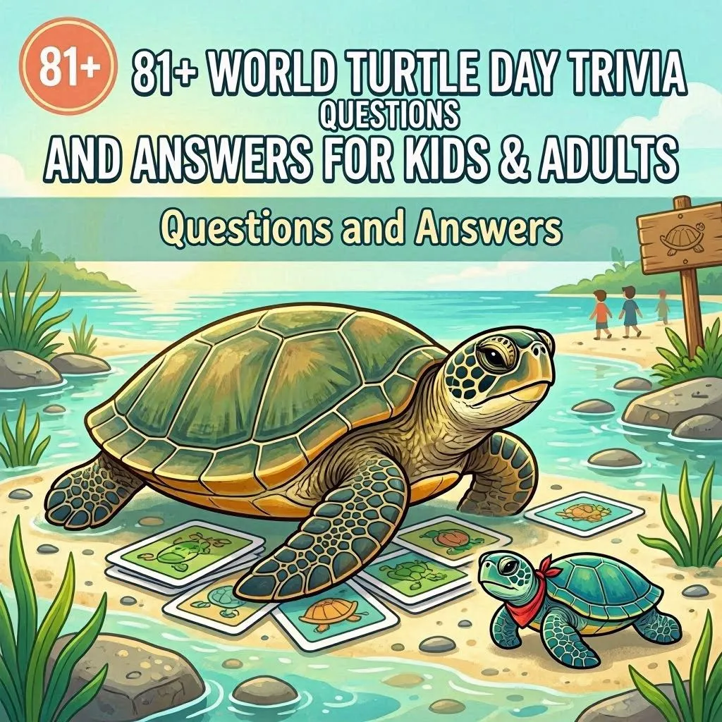 81+ World Turtle Day Trivia Questions and Answers for Kids & Adults (2026)